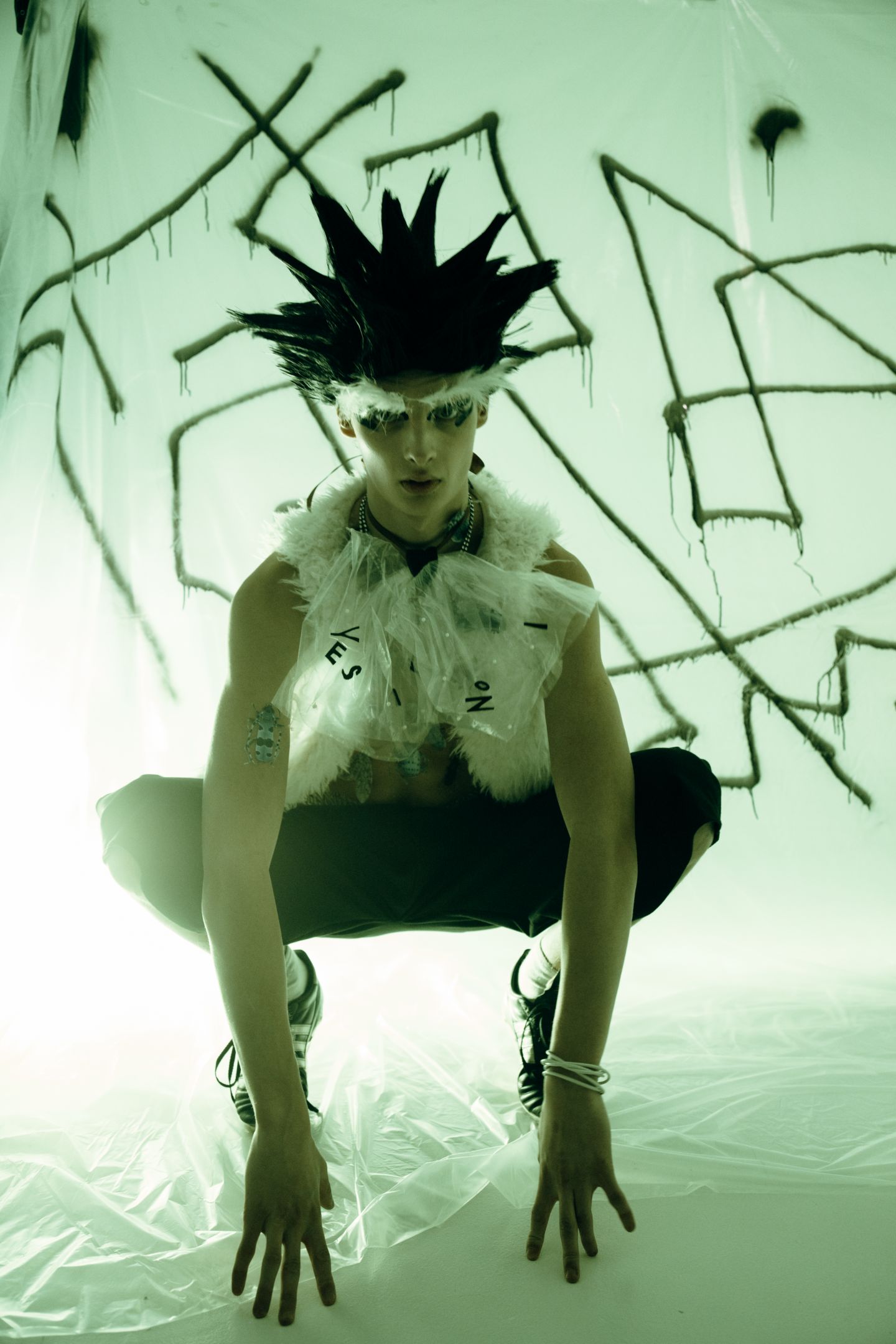 Metamorphosis editorial with Nikita Gendler for Rebel Magazine